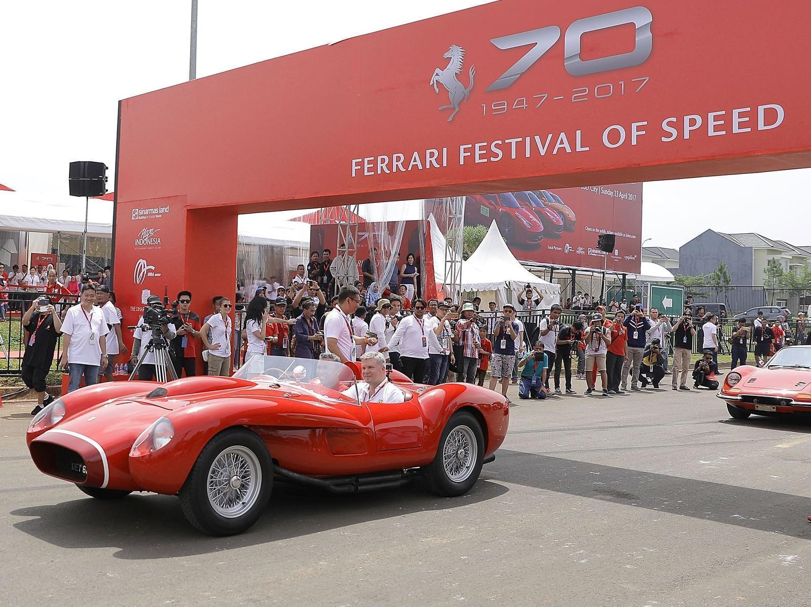 Ferrari Festival of Speed Celebratration of 70’th Anniversary of The Foundation of Ferrari
