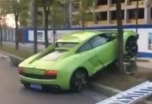 Condutor embriagado destrói Lamborghini a tentar impressionar uma mulher