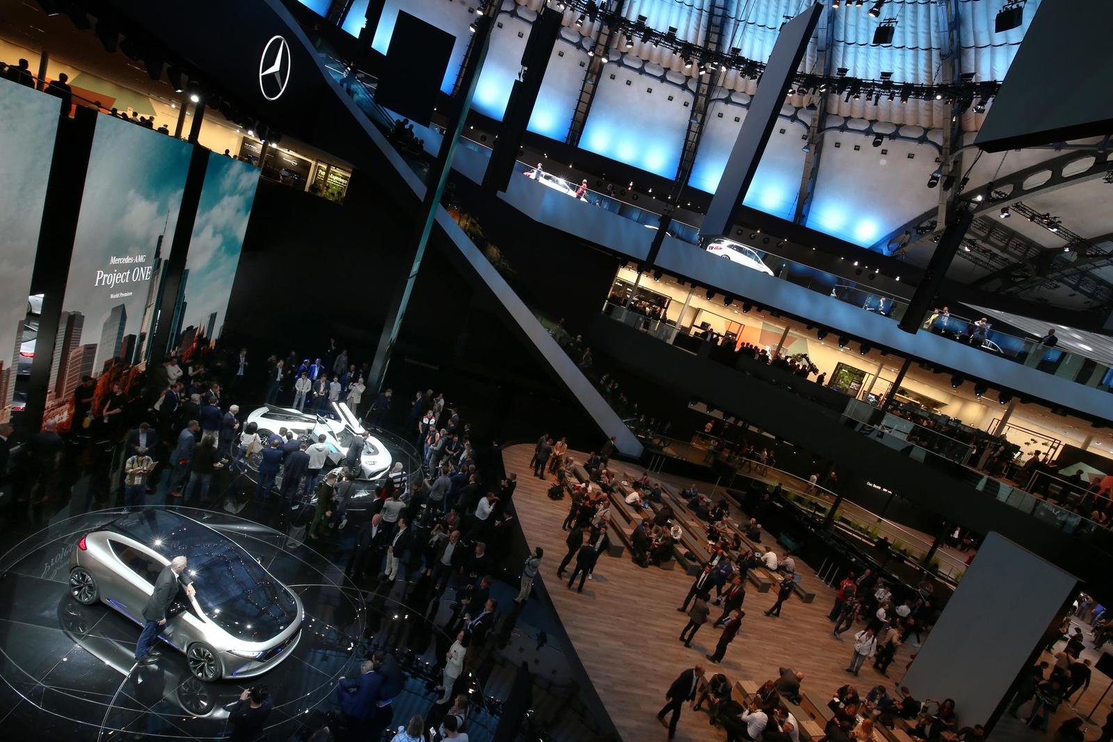 mercedes stand