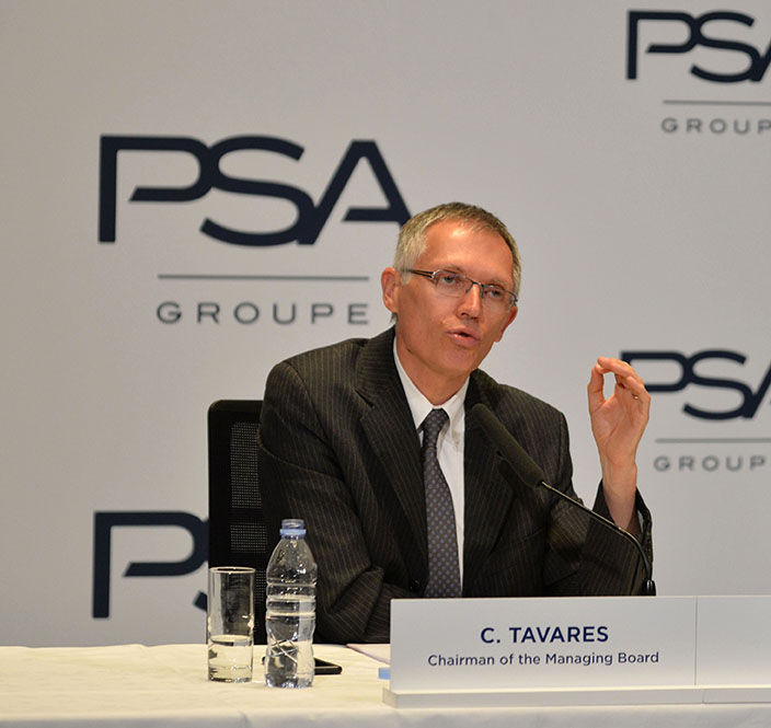 Groupe PSA – résultats financiers H1 2016 – Carlos Tavares