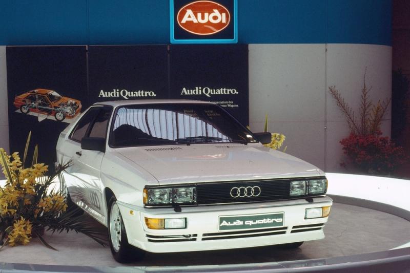 Audi quattro (B2), model year 1980 (Geneva Motor Show)