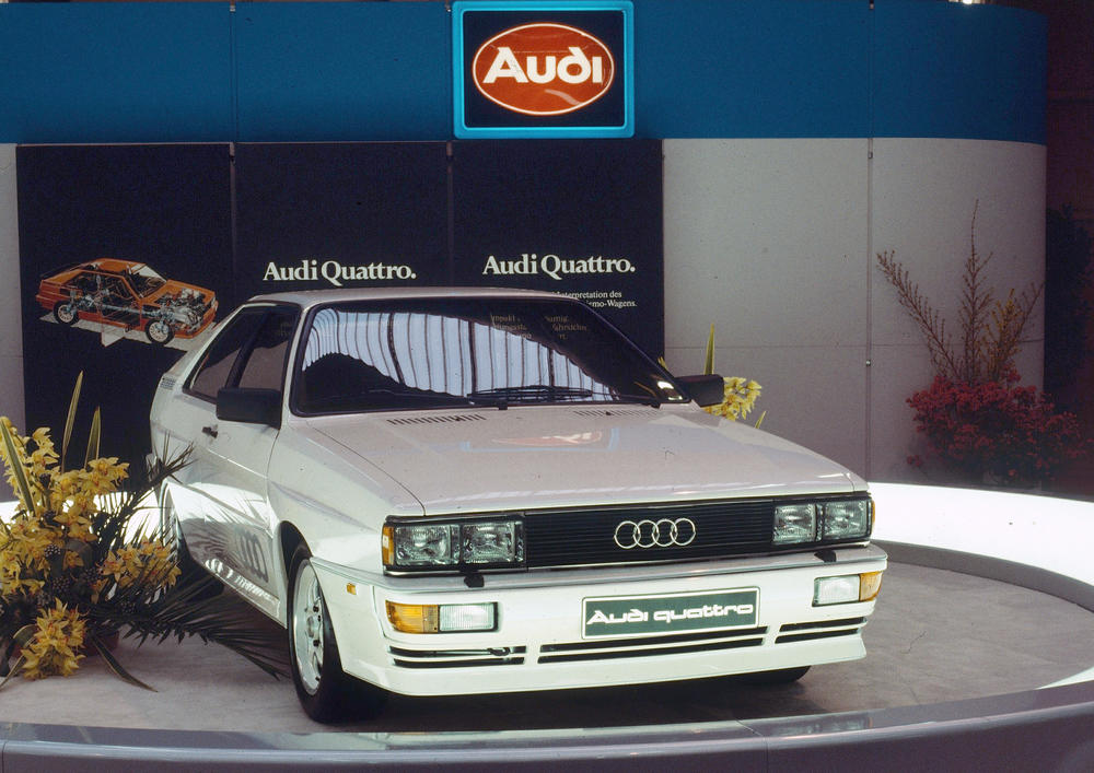 Audi quattro (B2), model year 1980 (Geneva Motor Show)