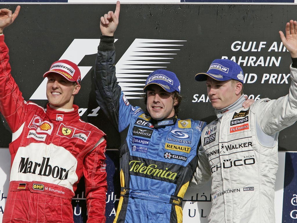 fernandoalonso_michaelschumacher_kimiraikkonen_bahrain_2006-1024×768