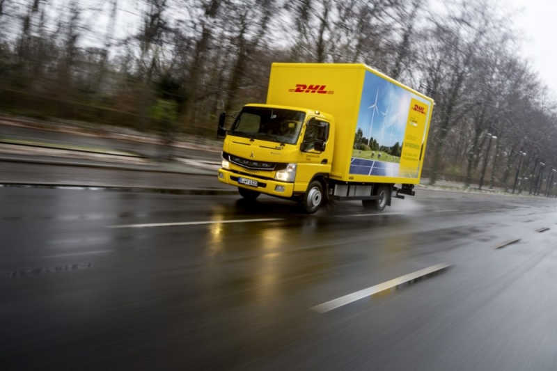 FUSO eCanter Kundenübergabe, 14. Dezember 2017, Berlin.