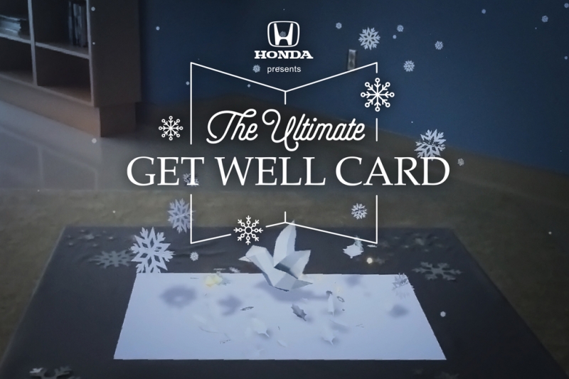 Honda Brings Magical Holiday Card to Life for Pediatric Patients