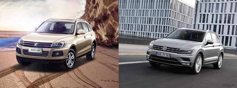 ZOTYE T600 vs VW TIGUAN