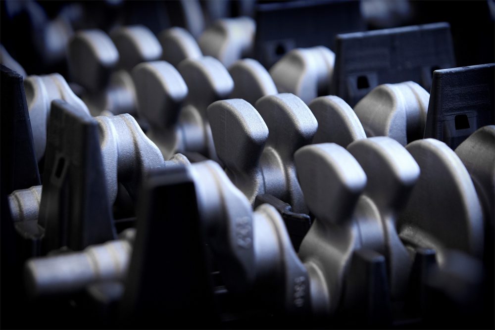 Assembly in Volvo Cars’ engine factory in Skövde, Sweden