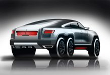 Este Rolls-Royce de seis rodas foi idealizado para uma Família Real