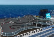 Agora já pode fazer corridas de kart em alto mar