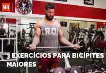 3 exercícios para aumentar os bicípites