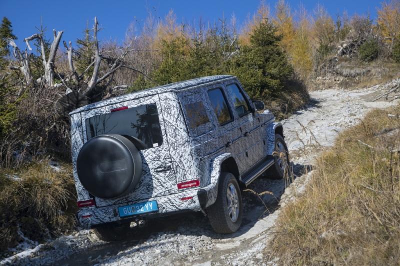 Die neue Mercedes-Benz G-Klasse: Die Legende auf dem Schöckl: Mehr Kontrolle, mehr Komfort