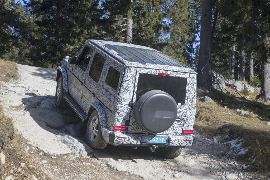 Die neue Mercedes-Benz G-Klasse: Die Legende auf dem Schöckl: Mehr Kontrolle, mehr Komfort