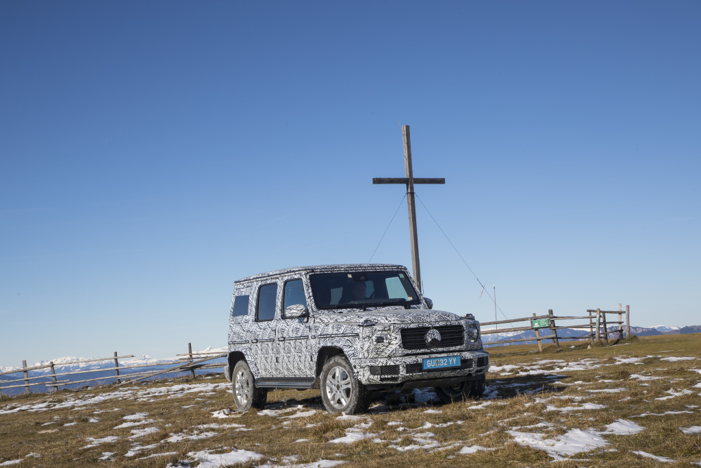 Die neue Mercedes-Benz G-Klasse: Die Legende auf dem Schöckl: Mehr Kontrolle, mehr Komfort