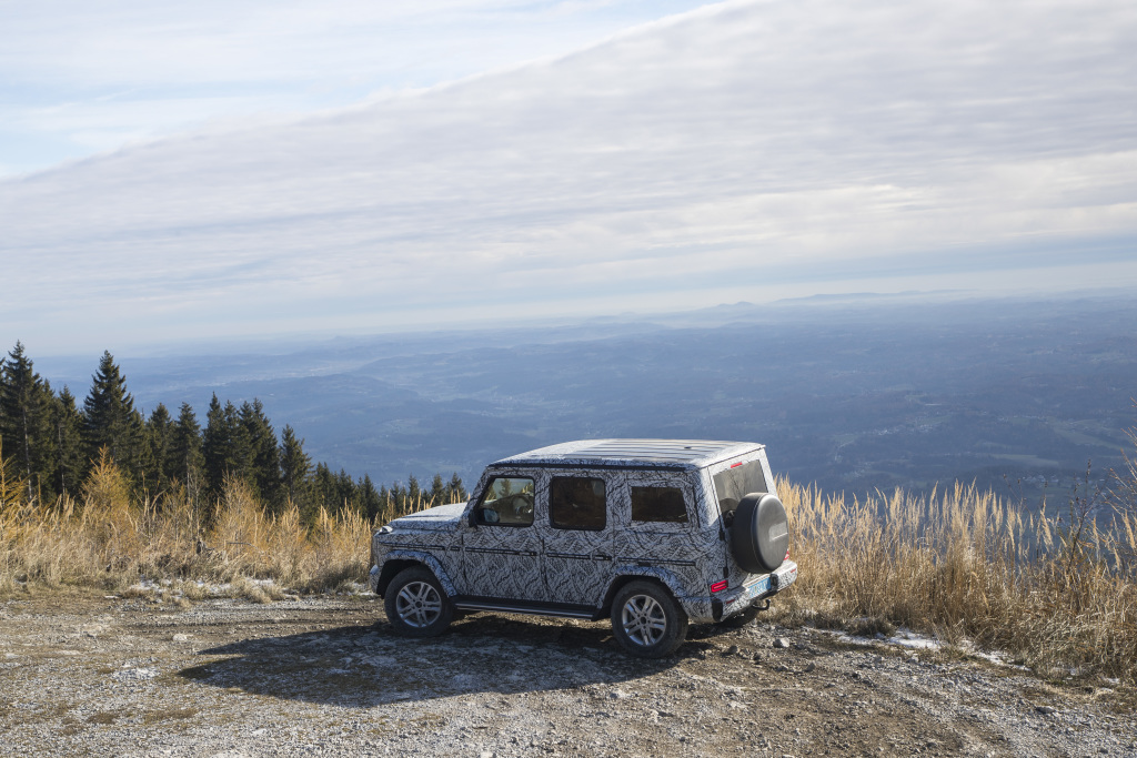 Die neue Mercedes-Benz G-Klasse: Die Legende auf dem Schöckl: Mehr Kontrolle, mehr Komfort