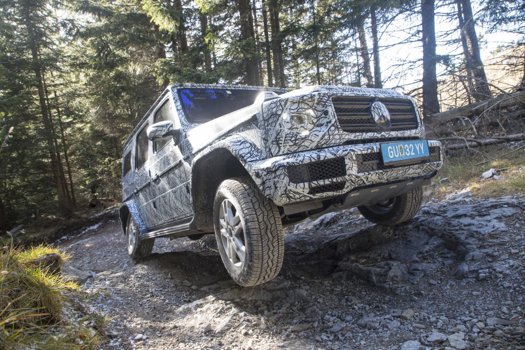 Die neue Mercedes-Benz G-Klasse: Die Legende auf dem Schöckl: Mehr Kontrolle, mehr Komfort