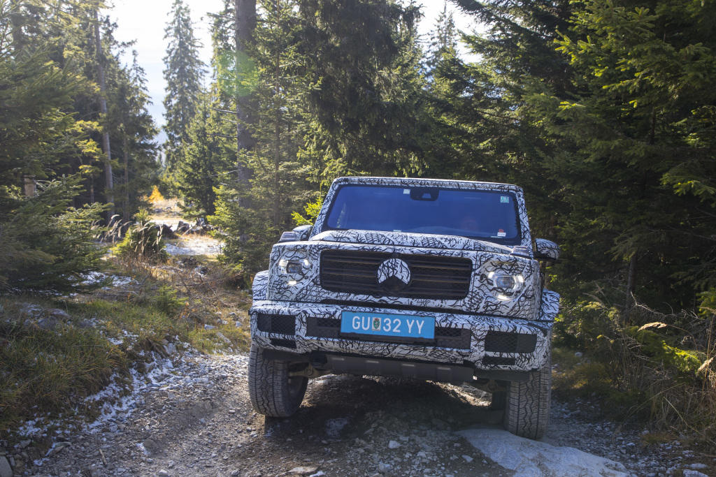 Die neue Mercedes-Benz G-Klasse: Die Legende auf dem Schöckl: Mehr Kontrolle, mehr Komfort