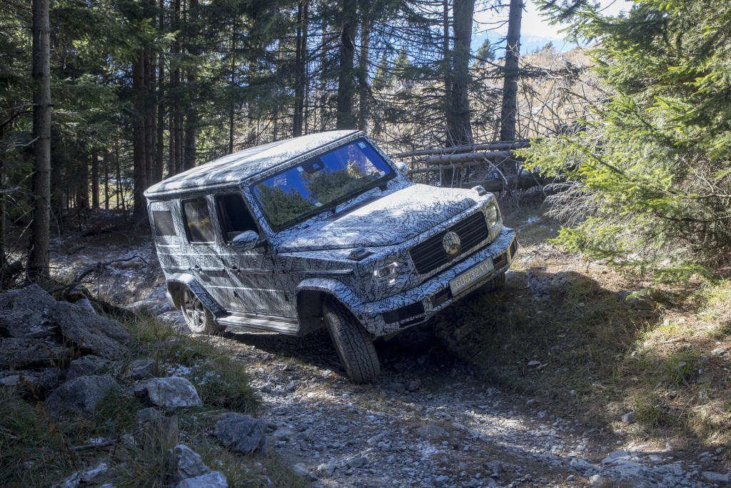 Die neue Mercedes-Benz G-Klasse: Die Legende auf dem Schöckl: Mehr Kontrolle, mehr Komfort