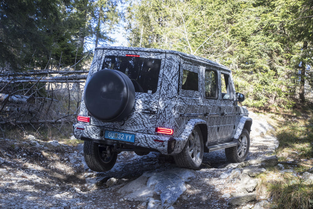 Die neue Mercedes-Benz G-Klasse: Die Legende auf dem Schöckl: Mehr Kontrolle, mehr Komfort