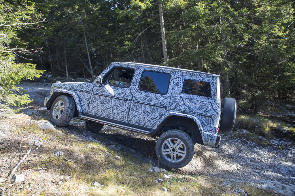 Die neue Mercedes-Benz G-Klasse: Die Legende auf dem Schöckl: Mehr Kontrolle, mehr Komfort