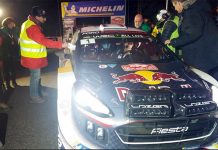 WRC, Rali de Monte Carlo, Sébastien Ogier é o primeiro líder… e fez um pião!