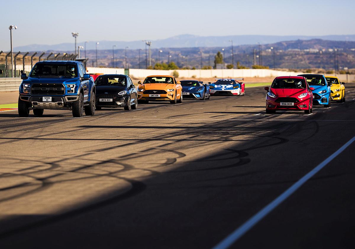 Eight Ford Performance Models + Eight Ford GT Race Drivers = One