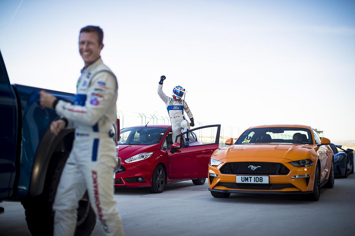 Eight Ford Performance Models + Eight Ford GT Race Drivers = One