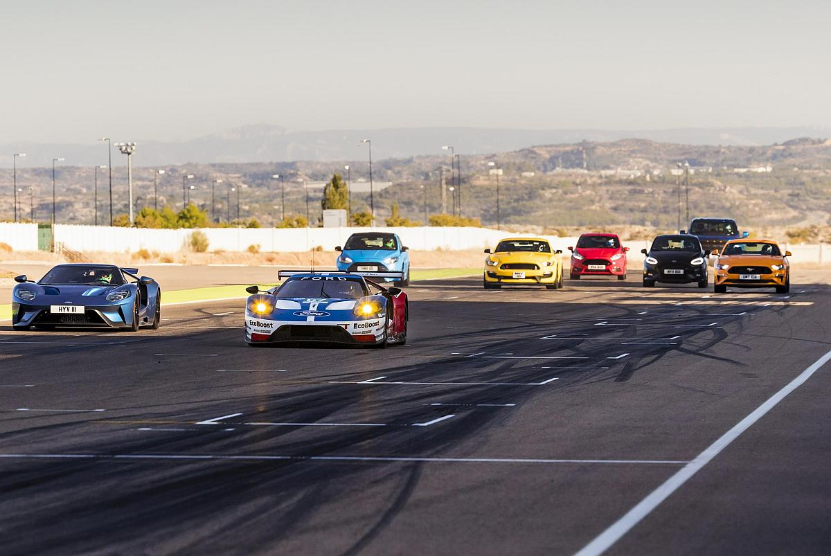 Eight Ford Performance Models + Eight Ford GT Race Drivers = One