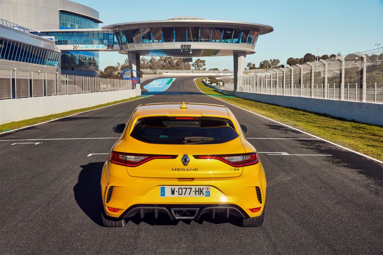 2018 – New Renault MEGANE R.S. Cup chassis tests drive in Spain