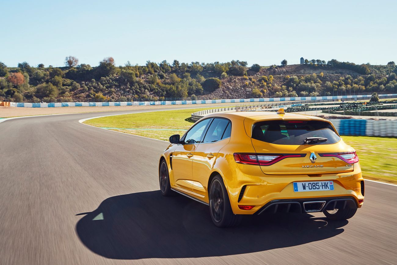 2018 – New Renault MEGANE R.S. Cup chassis tests drive in Spain