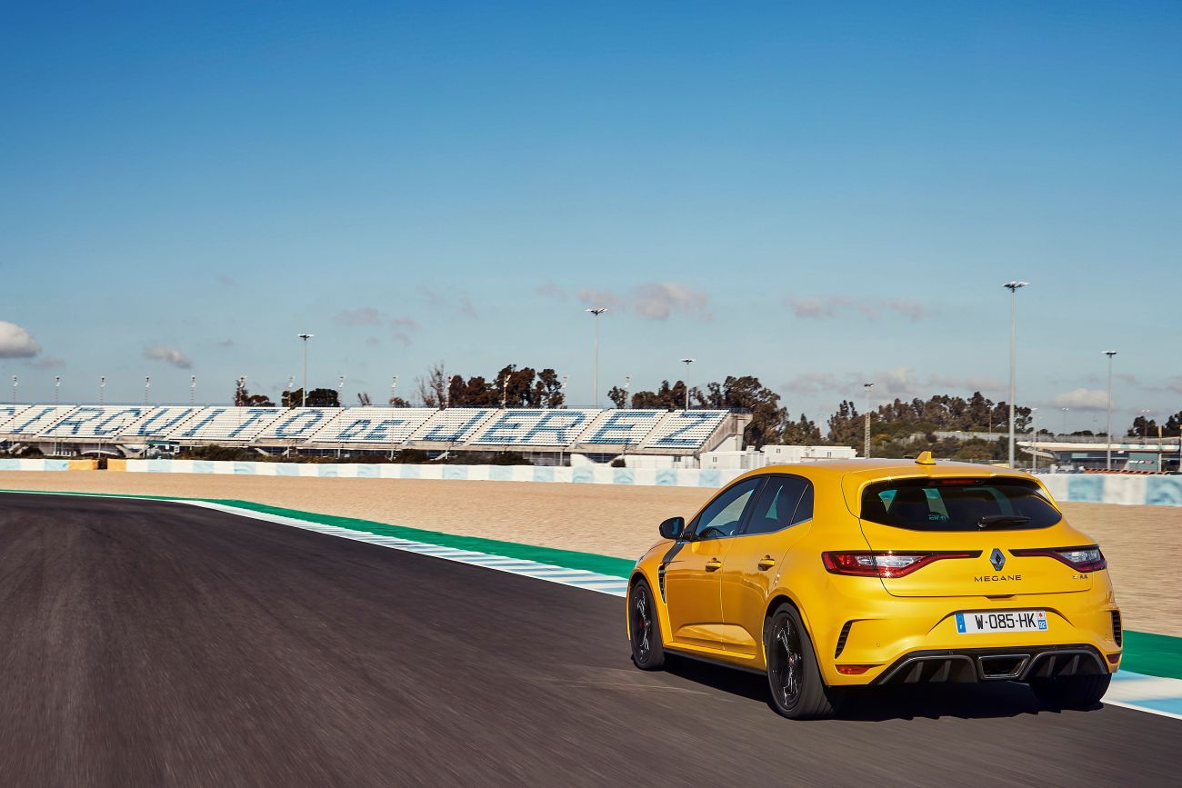 2018 – New Renault MEGANE R.S. Cup chassis tests drive in Spain