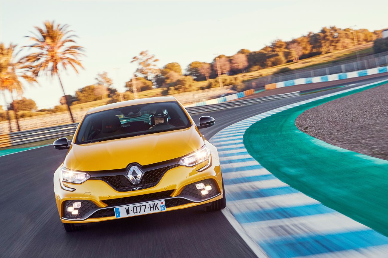 2018 – New Renault MEGANE R.S. Cup chassis tests drive in Spain