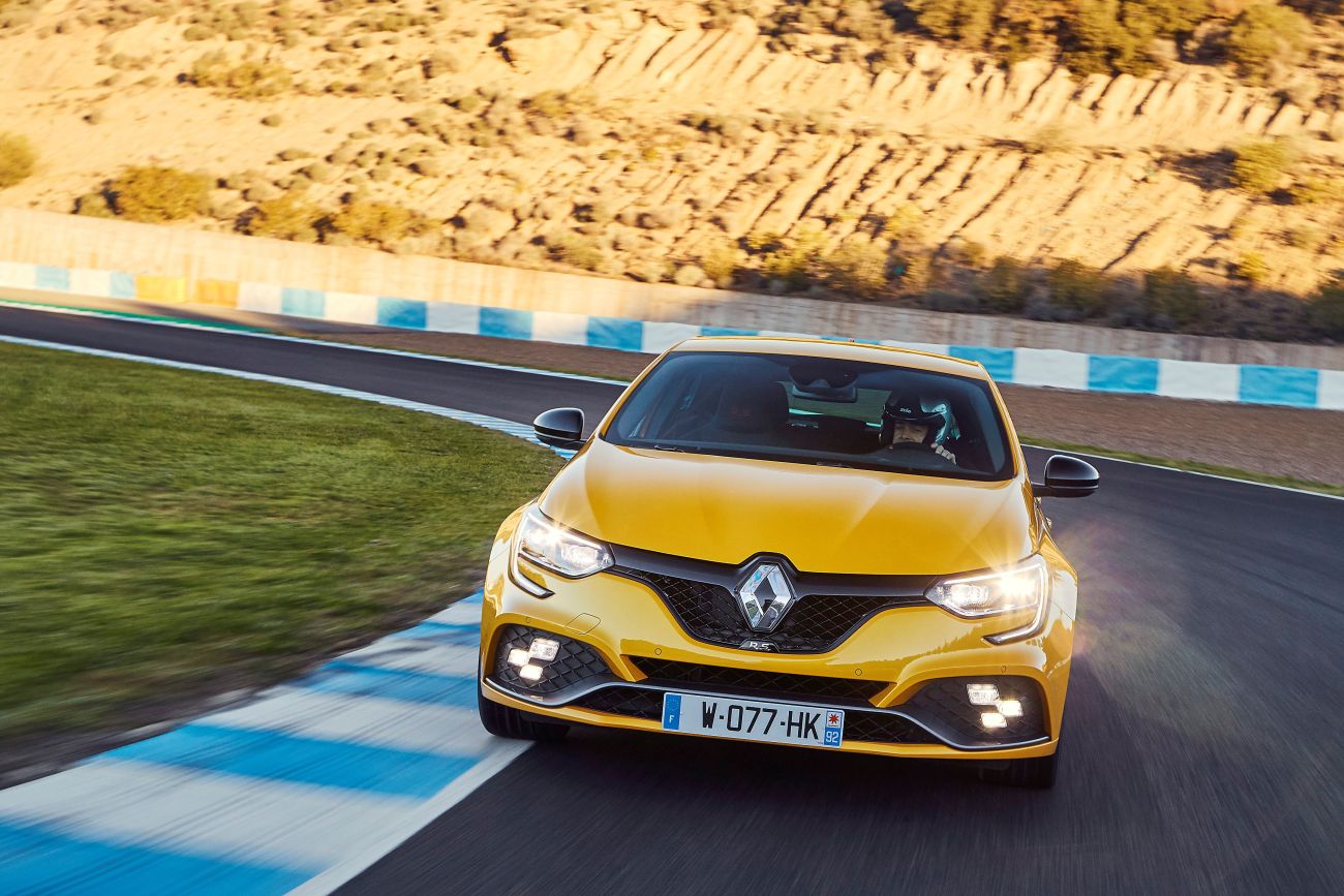 2018 – New Renault MEGANE R.S. Cup chassis tests drive in Spain