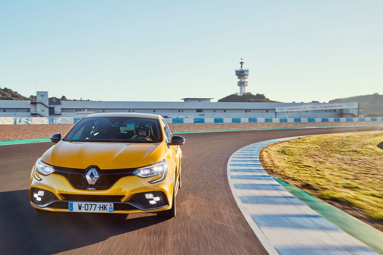 2018 – New Renault MEGANE R.S. Cup chassis tests drive in Spain