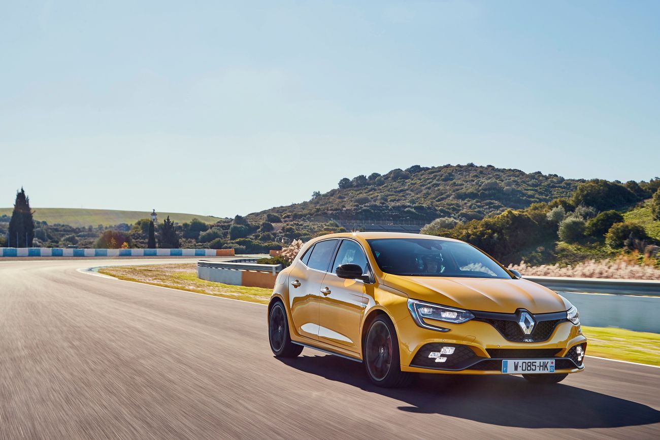 2018 – New Renault MEGANE R.S. Cup chassis tests drive in Spain