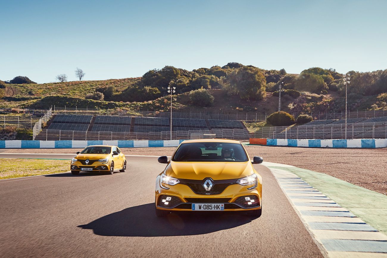 2018 – New Renault MEGANE R.S. Cup chassis tests drive in Spain