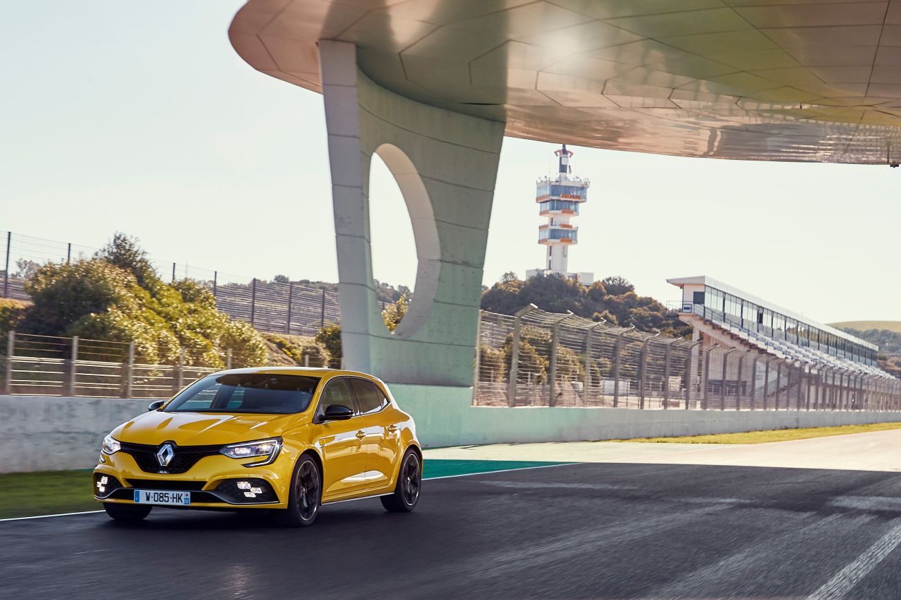 2018 – New Renault MEGANE R.S. Cup chassis tests drive in Spain