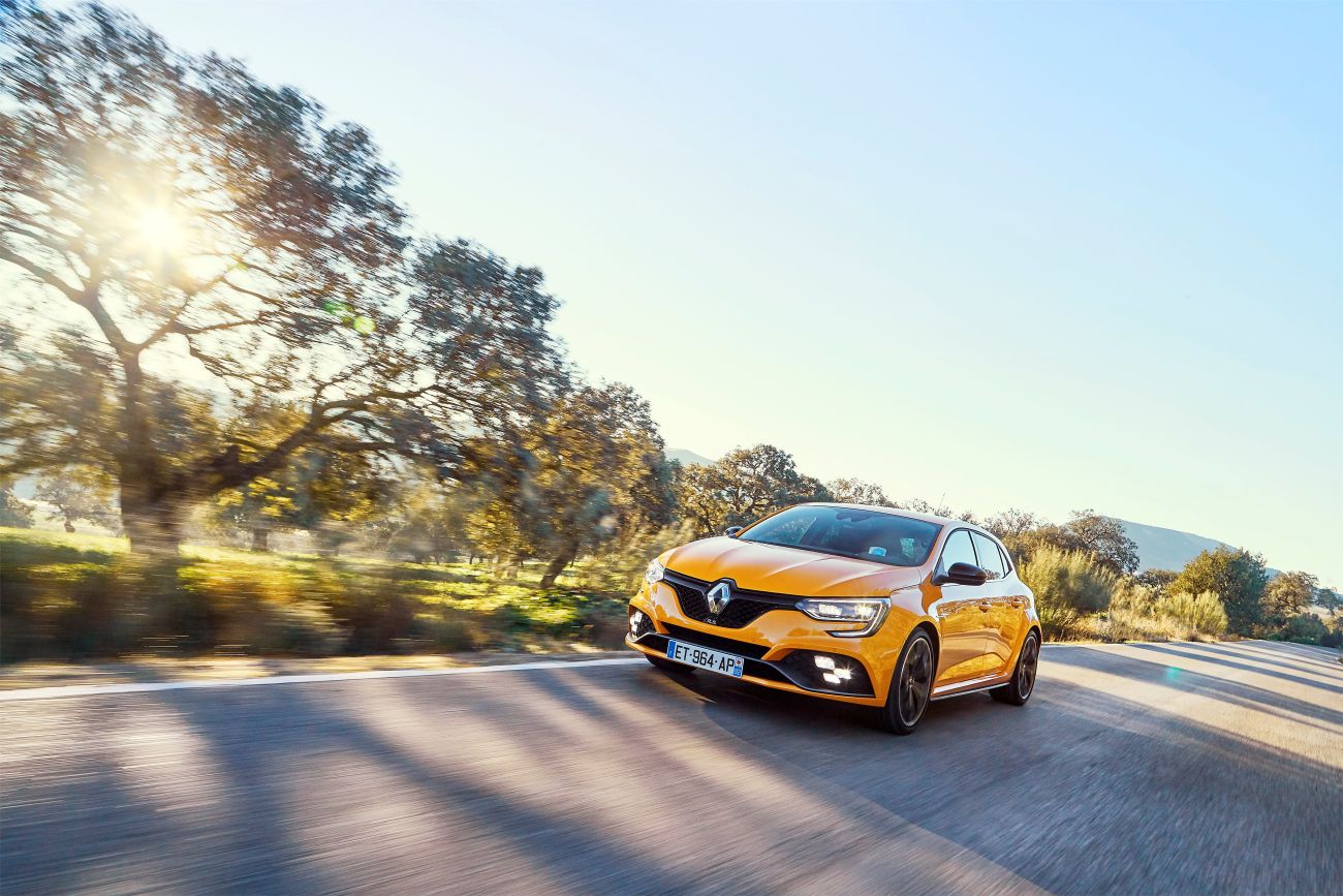 2018 – New Renault MEGANE R.S. Sport chassis tests drive in Spain