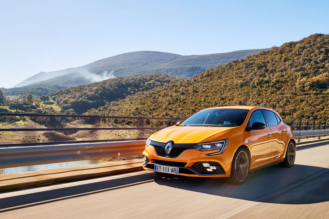 2018 – New Renault MEGANE R.S. Sport chassis tests drive in Spain