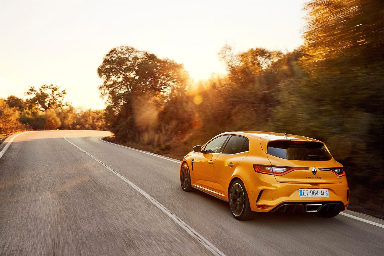 2018 – New Renault MEGANE R.S. Sport chassis tests drive in Spain