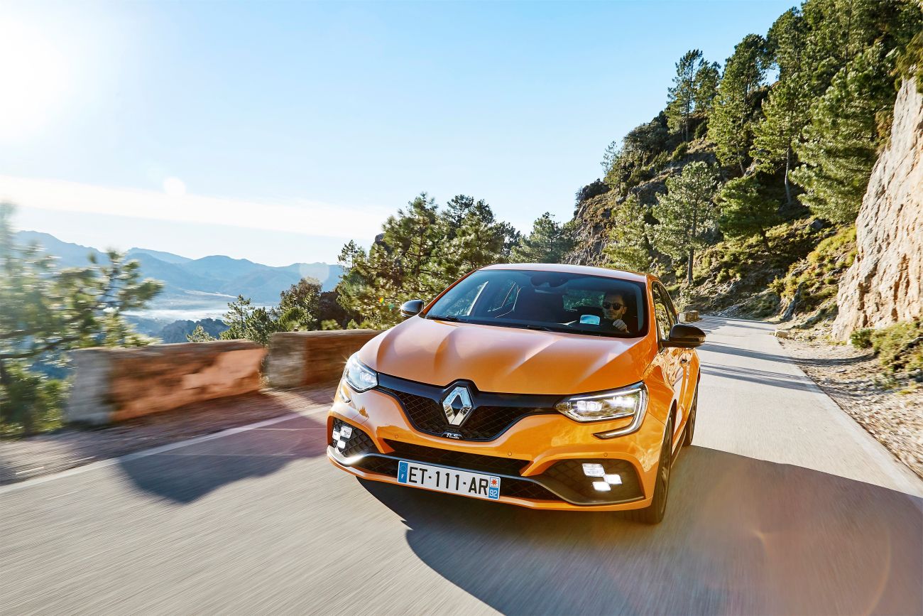 2018 – New Renault MEGANE R.S. Sport chassis tests drive in Spain