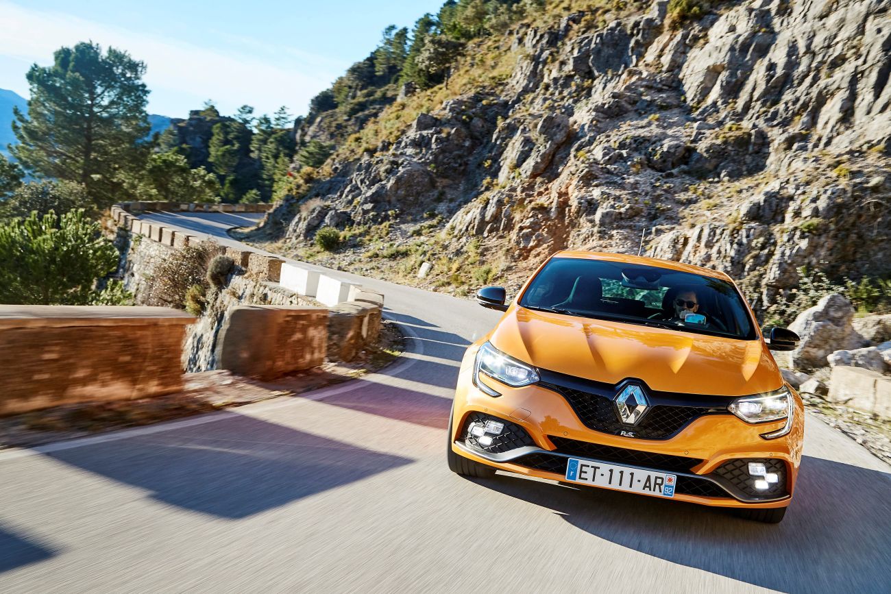 2018 – New Renault MEGANE R.S. Sport chassis tests drive in Spain