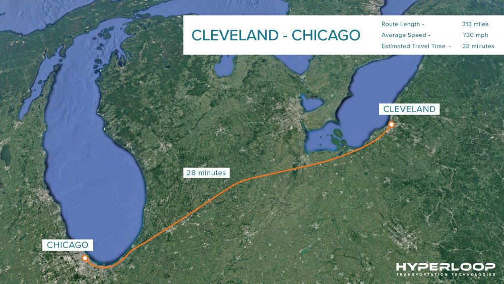 HyperloopTT Cleveland-Chicago