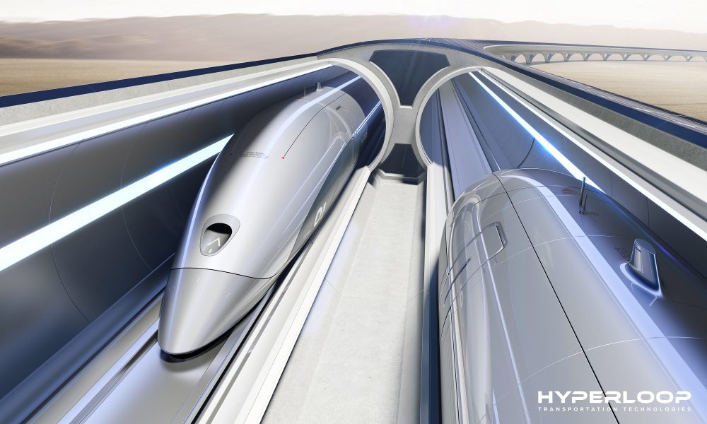 HyperloopTT system front view