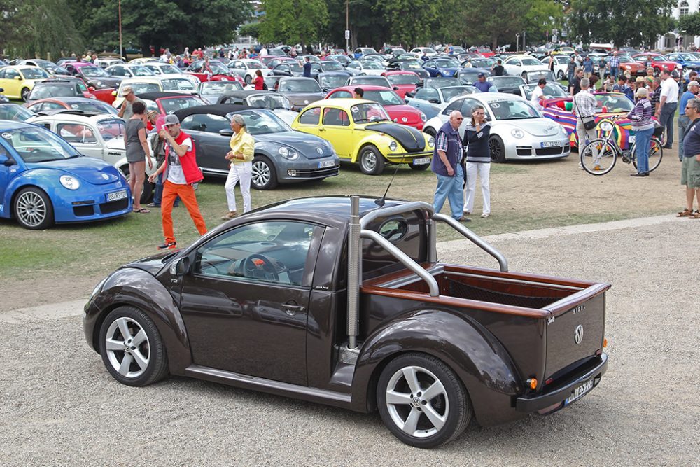 Ein Beetle Pick-Up auf der Beetle Sunshinetour 2013