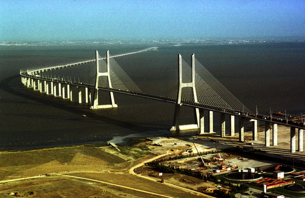 Ponte Vasco da Gama, vista aerea da zona norte. Foto: PAULO CARRIO