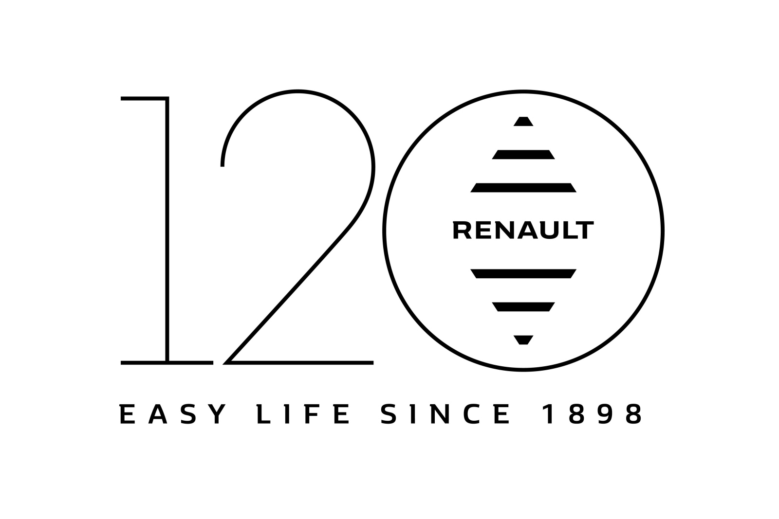 120 years of Renault Logo