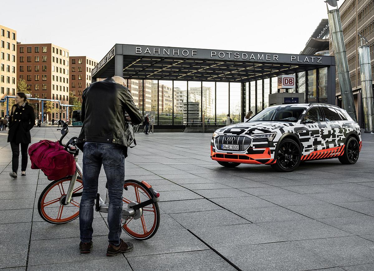 The Audi e-tron Prototype in Berlin