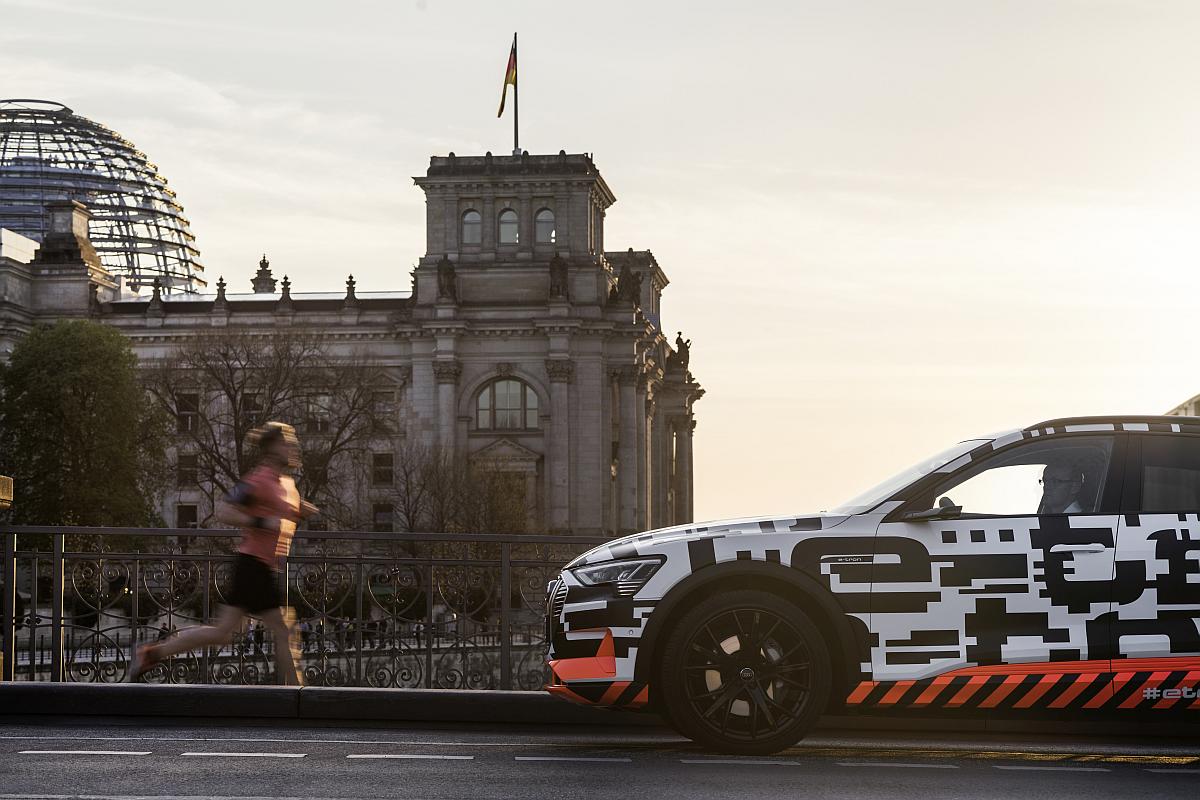 The Audi e-tron Prototype in Berlin