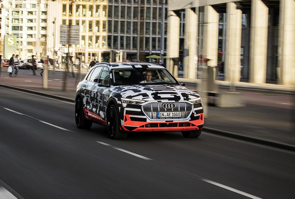 The Audi e-tron Prototype in Berlin