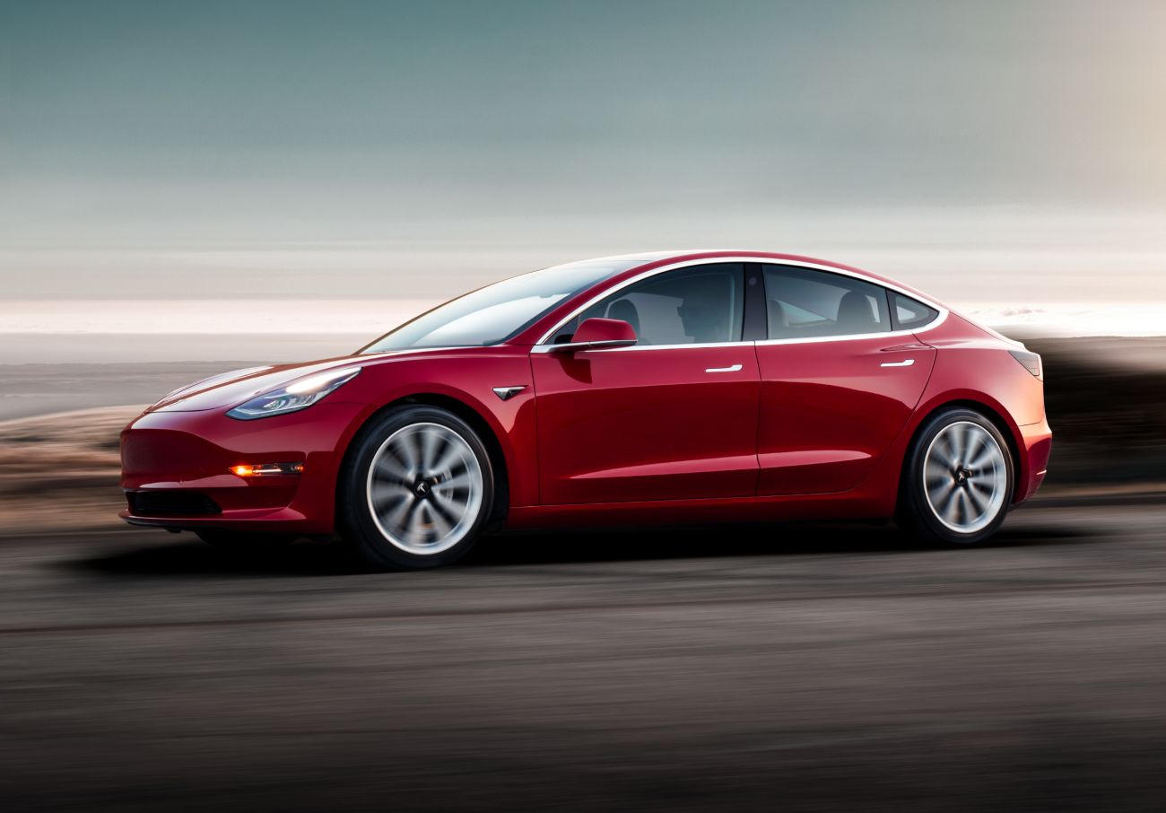 Model 3 – Red Driving Sunset